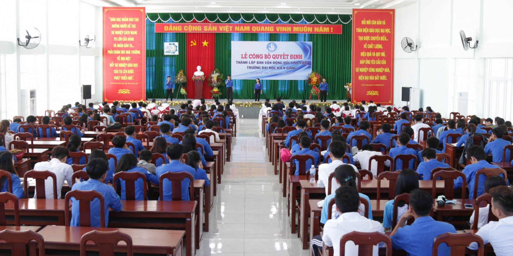 Công bố Quyết định thành lập Ban vận động thành lập Hội sinh viên Trường Đại học Kiên Giang