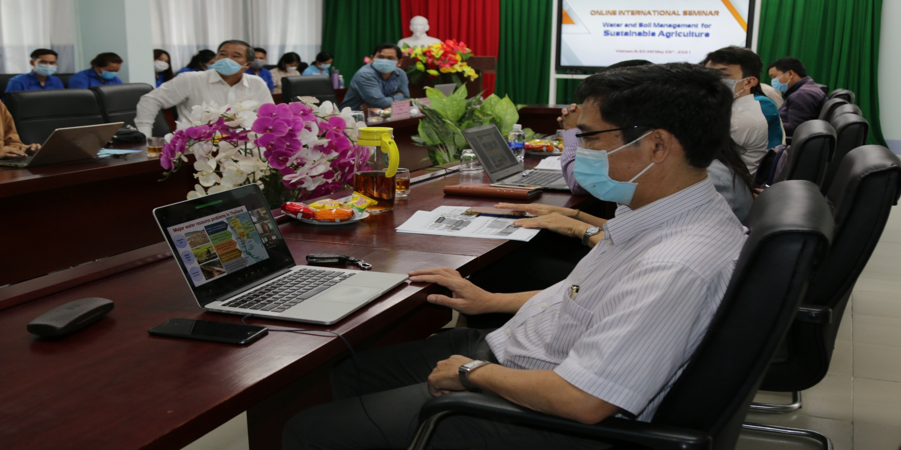 Chủ trì tổ chức Hội thảo khoa học quốc tế online về “Quản lý nước và đất cho nông nghiệp bền vững” 