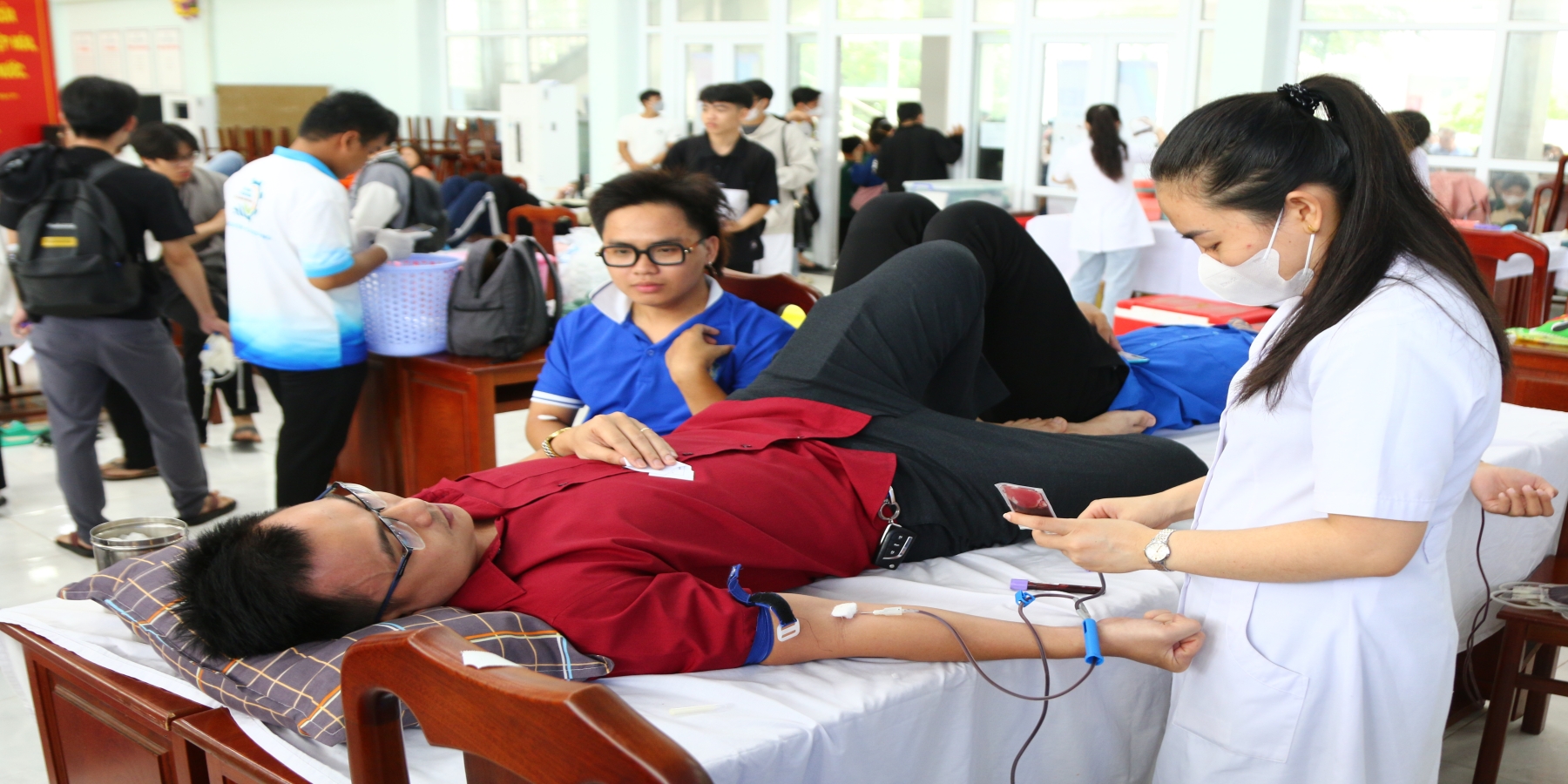 Đoàn trường Đại học Kiên Giang đóng góp thêm 533 đơn vị máu