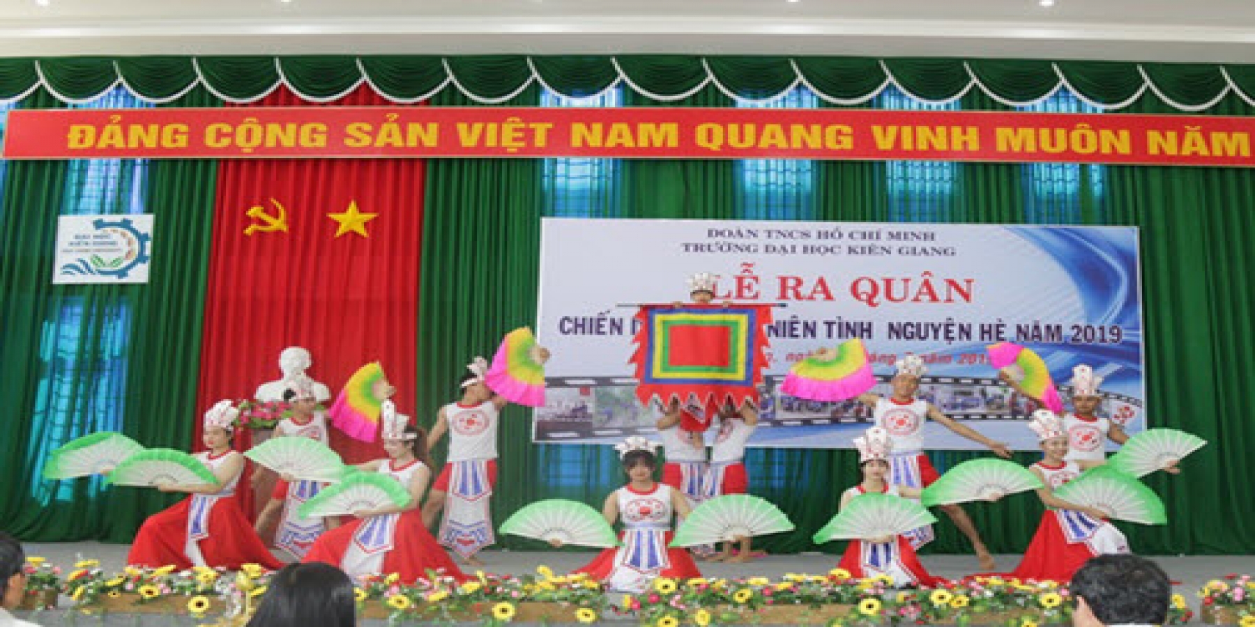 Trường Đại học Kiên Giang tổ chức  Lễ ra quân Chiến dịch thanh niên tình nguyện hè năm 2019