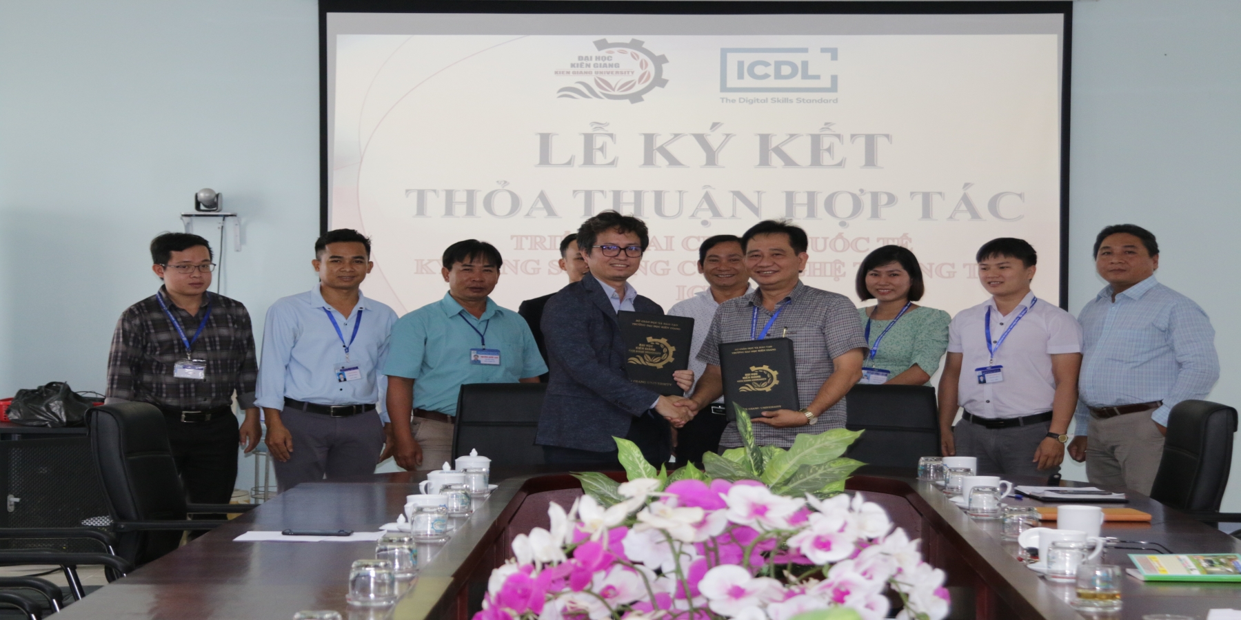 Trường Đại học Kiên Giang và Công ty cổ phần ICDL Việt Nam ký kết thỏa thuận hợp tác triển khai chuẩn quốc tế kỹ năng sử dụng công nghệ thông tin ICDL