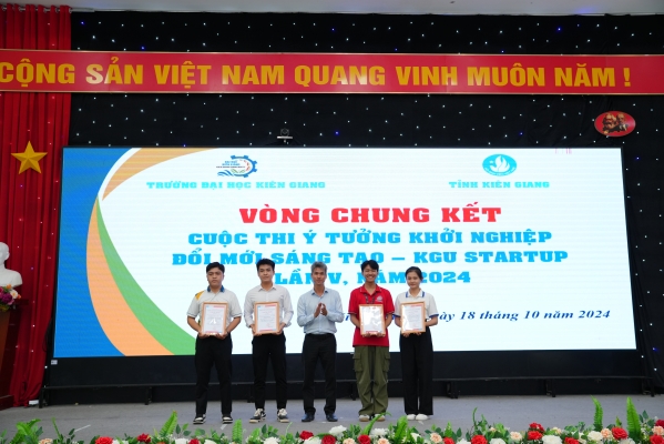 CHUNG KẾT CUỘC THI Ý TƯỞNG KHỞI NGHIỆP ĐỔI MỚI SÁNG TẠO KGU STARTUP LẦN V, NĂM 2024 - CHẮP CÁNH KHÁT VỌNG KHỞI NGHIỆP CHO SINH VIÊN 