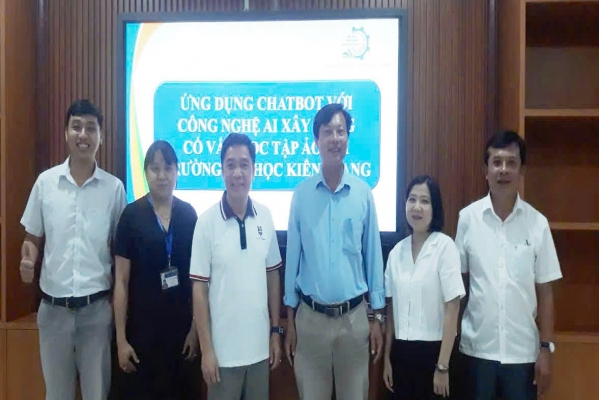 Trường Đại học Kiên Giang nghiệm thu thành công đề tài “Ứng dụng Chatbot với Công nghệ AI xây dựng Cố vấn học tập ảo”