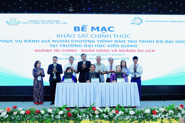 BẾ MẠC KHẢO SÁT CHÍNH THỨC ĐÁNH GIÁ CHẤT LƯỢNG GIÁO DỤC 02 CHƯƠNG TRÌNH ĐÀO TẠO CỦA TRƯỜNG ĐẠI HỌC KIÊN GIANG