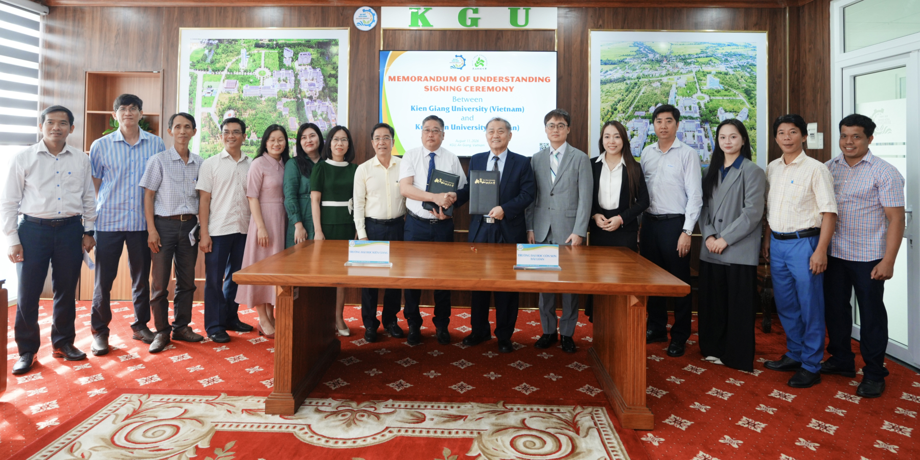 TRƯỜNG ĐẠI HỌC KIÊN GIANG VÀ ĐẠI HỌC KHOA HỌC KỸ THUẬT CÔN SƠN KÝ KẾT HỢP TÁC TOÀN DIỆN